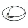 CABLU USB GEMBIRD pt. imprimanta, USB 2.0 (T) la USB 2.0 Type-B (T), 1m, conectori auriti, black, "CCP-USB2-AMBM-1M" (timbru ver