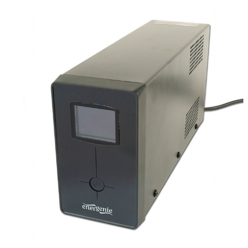 UPS GEMBIRD, Line Int. cu management, mini tower, 850VA/510W, AVR, IEC x 2/ Schuko x 1, 1 x baterie 12V/8Ah, display LCD, back-u