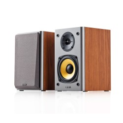 BOXE EDIFIER 2.0, RMS:  24W (2 x 12W), volum, bass, 220V alimentare, brown "R1000T4-BR" (timbru verde 11.00 lei)