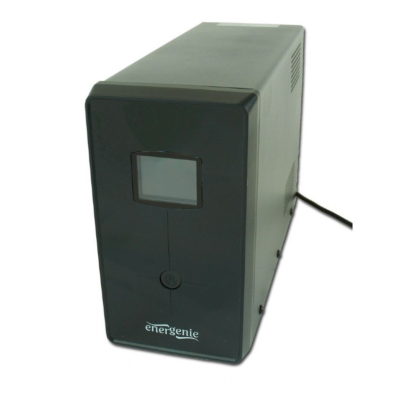 UPS GEMBIRD, Line Int. cu management, mini tower, 1200VA/720W, AVR, IEC x 3/ Schuko x 2, 2 x baterie 12V/7Ah, display LCD, back-