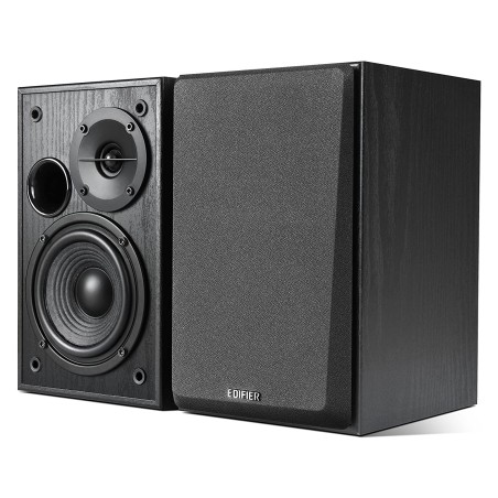 BOXE EDIFIER 2.0, RMS:  42W (2 x 21W), volum, bass, black, "R1100-BK"  (timbru verde 11.00 lei)
