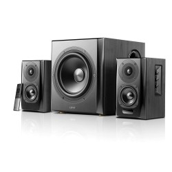 BOXE EDIFIER 2.1, RMS: 150W (2 x 25W, 2 x 15W, 1 x 70W), bluetooth, telecomanda wireless, volum, bass, treble, optical, black, "