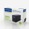 UPS GEMBIRD, Line Int. cu management, mini tower, 1200VA/720W, AVR, IEC x 3/ Schuko x 2, 2 x baterie 12V/7Ah, display LCD, back-