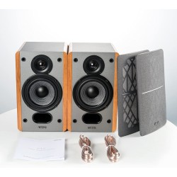 BOXE EDIFIER 2.0 PASIVE, RMS:5W-20W,tweeter 0.75", bass 4",frecventa de raspuns 55Hz-20KHz,impedanta 6ohm,punct divizare frecv. 