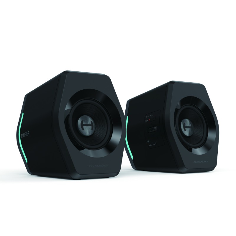 BOXE EDIFIER Gaming 2.0, RMS:  16W (2 x 8W), bass 2.75",control volum,BT/USB/AUX,sound mode: Music/Game/Movie,12 x LED RGB, frec