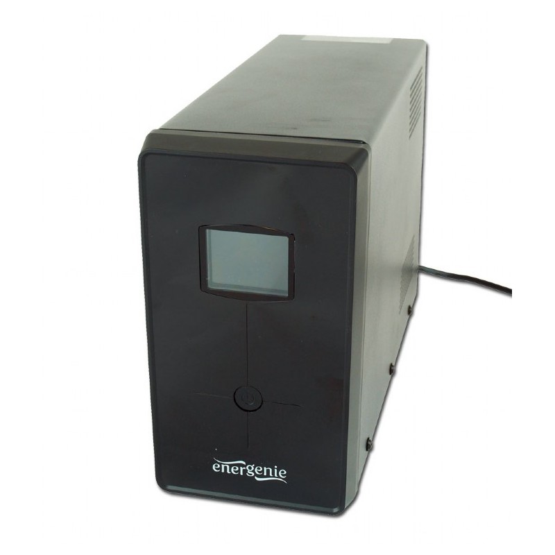 UPS GEMBIRD, Line Int. cu management, mini tower, 1500VA/900W, AVR, IEC x 3/ Schuko x 2, 2 x baterie 12V/8Ah, display LCD, back-