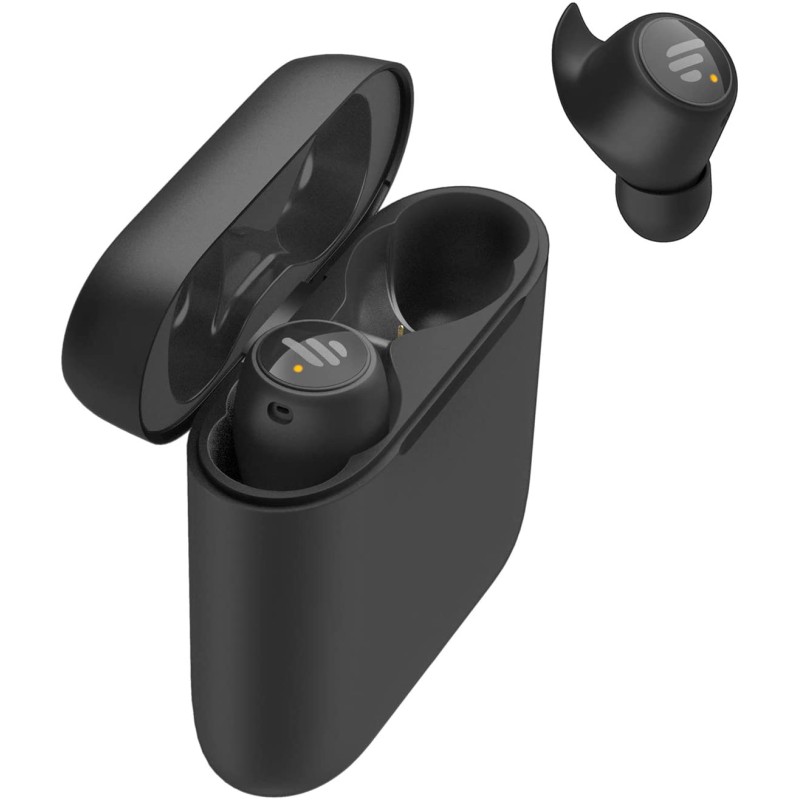 CASTI Edifier, wireless, intraauriculare - butoni, pt smartphone, microfon pe casca, conectare prin Bluetooth 5.0, negru, "TWS6-