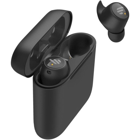 CASTI Edifier, wireless, intraauriculare - butoni, pt smartphone, microfon pe casca, conectare prin Bluetooth 5.0, negru, "TWS6-