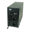 UPS GEMBIRD, Line Int. cu management, mini tower, 1500VA/900W, AVR, IEC x 3/ Schuko x 2, 2 x baterie 12V/8Ah, display LCD, back-