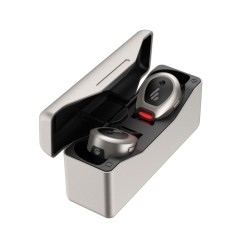 CASTI Edifier, wireless, intraauriculare - butoni, pt smartphone, microfon pe casca, conectare prin Bluetooth 5.0, gri, "TWSNB-M