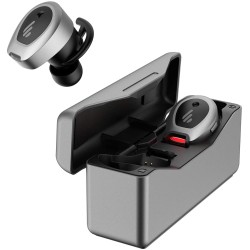 CASTI Edifier, wireless, intraauriculare - butoni, pt smartphone, microfon pe casca, conectare prin Bluetooth 5.0, gri, "TWSNB-M