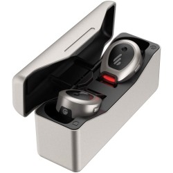 CASTI Edifier, wireless, intraauriculare - butoni, pt smartphone, microfon pe casca, conectare prin Bluetooth 5.0, gri, "TWSNB-M