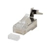 MUFA RJ-45 LOGILINK pt. cablu UTP, FTP, SFTP, Cat5e | Cat6 | Cat6a | Cat7 | Cat7a | Cat8.1, RJ-45 (T), ecranat, plastic cu metal