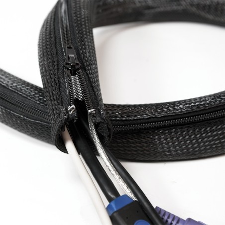 MANSON protectie cabluri LOGILINK, cu fermoar, diametru 20mm, 1m, negru, "KAB0046"