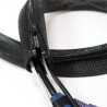 MANSON protectie cabluri LOGILINK, cu fermoar, diametru 20mm, 1m, negru, "KAB0046"