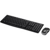 KIT wireless LOGITECH, tastatura wireless multimedia + mouse wireless 3 butoane, black, "MK270" 45501442 "920-004508"  (timbru v