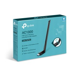 ADAPTOR RETEA TP-LINK AC1300, extern wireless 2.4 GHz | 5 GHz, USB 3.0, port, 1300 Mbps, antena externa x 1, "Archer T3U Plus" (