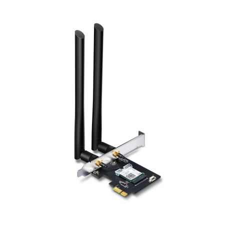 ADAPTOR RETEA TP-LINK AC1200, intern wireless 2.4 GHz | 5 GHz, PCI-E, port, 1200 Mbps, antena externa x 2, "Archer T5E"