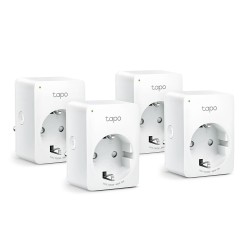 PRIZA inteligenta TP-LINK, Schuko x 1, conectare prin Schuko (T), 10 A, programare prin smartphone, Bluetooth, WiFi, alb "Tapo P