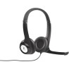 CASTI Logitech, "H390", cu fir, standard, utilizare multimedia, call center, microfon pe brat, conectare prin USB 2.0, negru, "9