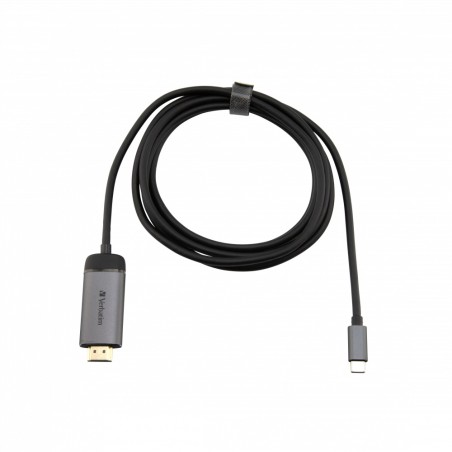 CABLU video VERBATIM, 4K, USB Type C (T) la HDMI (T), cablu 1.5 m, brushed metal "49144" (timbru verde 0.18 lei)