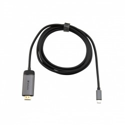CABLU video VERBATIM, 4K, USB Type C (T) la HDMI (T), cablu 1.5 m, brushed metal "49144" (timbru verde 0.18 lei)