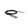 CABLU video VERBATIM, 4K, USB Type C (T) la HDMI (T), cablu 1.5 m, brushed metal "49144" (timbru verde 0.18 lei)
