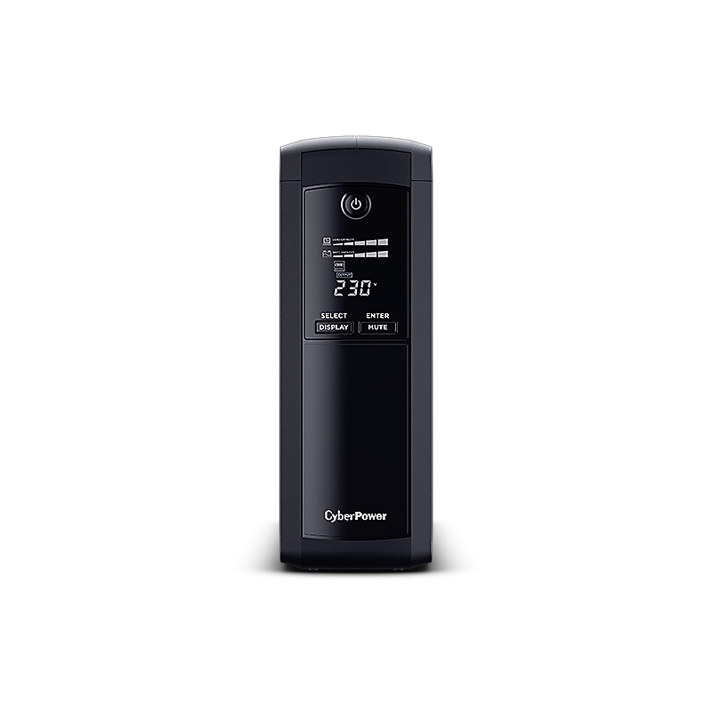 UPS CYBER POWER Line Int. cu manag,tower,1600VA/ 960W,AVR,5xSchuko,LCD,2x 12V/9Ah,Backup 1-8 min,incarcare 8h,conector USB,RS232