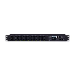 PDU CYBER POWER 1U pt. rack 19 inch, 8 prize IEC, intrare IEC, max 16 A, "PDU81005" (timbru verde 4 lei)