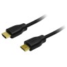 CABLU video LOGILINK, HDMI (T) la HDMI (T), 0.5m, conectori auriti, rezolutie maxima 4K UHD (3840 x 2160) la 30 Hz, negru, "CH00