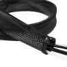 MANSON protectie cabluri LOGILINK, cu fermoar, diametru 35mm, 2m, negru, "KAB0049"