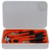 TRUSA scule SPACER contine 1 x ciocan, 1 x patent, 1 x surubelnita, 12 x capete surubelnita, 1 x cheie reglabila, 1 x protectie 