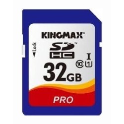 CARD SD KINGMAX, 32 GB, SDHC, clasa 10, standard UHS-I U1, "KM32GSDHCUHSP" (timbru verde 0.03 lei)