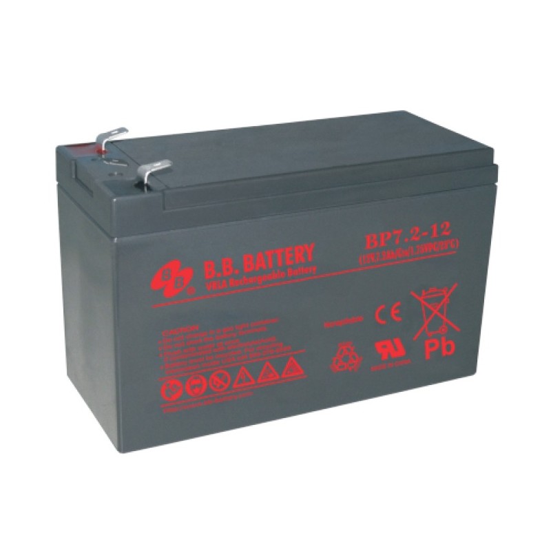 ACUMULATOR UPS CYBER POWER 12V / 7.2Ah, pentru seria BR700, "BB BP7.2-12FR" (timbru verde 0.5 lei)