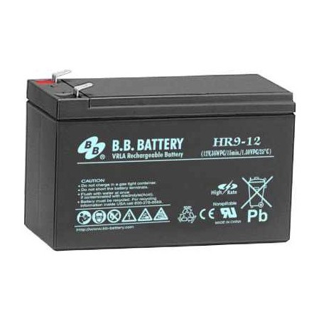 ACUMULATOR UPS CYBER POWER 12V / 9Ah, pentru seria BR1000, "BB HR9-12FR" (timbru verde 0.5 lei)