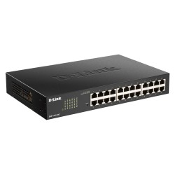 SWITCH D-LINK SMART 24 porturi Gigabit  carcasa metalica, rackabil, "DGS-1100-24V2" (timbru verde 2 lei)