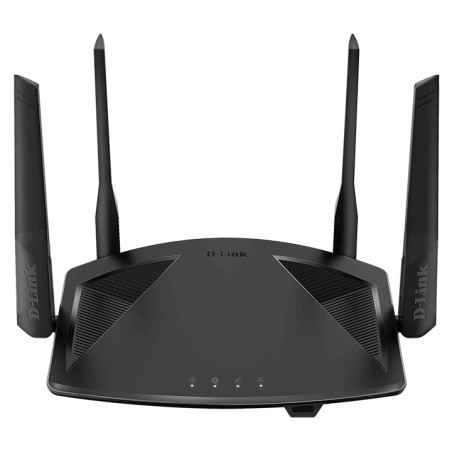 ROUTER D-Link wireless 1800Mbps,1 x WAN Gigabit, 4 porturi LAN Gigabit, 2.4 Ghz/5 Ghz dual band, 4 antene externe, WI-FI 6 "DIR-