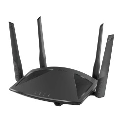 ROUTER D-Link wireless 1800Mbps,1 x WAN Gigabit, 4 porturi LAN Gigabit, 2.4 Ghz/5 Ghz dual band, 4 antene externe, WI-FI 6 "DIR-