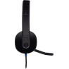 CASTI Logitech, "H540", cu fir, standard, utilizare multimedia, call center, microfon pe brat, conectare prin USB 2.0, negru, "9