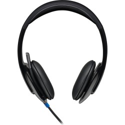 CASTI Logitech, "H540", cu fir, standard, utilizare multimedia, call center, microfon pe brat, conectare prin USB 2.0, negru, "9