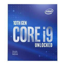 CPU INTEL, skt. LGA 1200 Core i9, i9-10900KF, frecventa 3.7 GHz, turbo 5.3 GHz, 10 nuclee, putere 95 W, "BX8070110900KF"