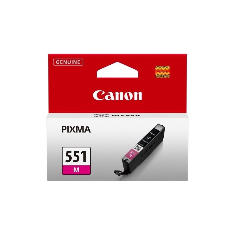 Cartus Cerneala Original Canon Magenta, CLI-551M, pentru Pixma IP-7250|8750|IX-6850|MG-5450|5550|5650|6350|6450|6650|7150|7550|M