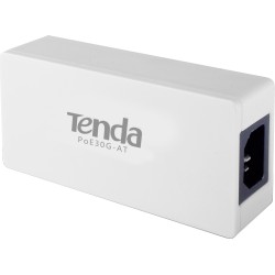 INJECTOR PoE Tenda 2 porturi Gigabit, compatibil IEEE 802.3af/at 30W maxim 100M, carcasa plastic, "POE30G-AT" (timbru verde 2 le