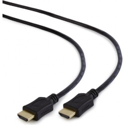 CABLU video GEMBIRD, HDMI (T) la HDMI (T), 3m, conectori auriti, rezolutie maxima 4K (3840 x 2160) la 60 Hz, negru, "CC-HDMI4L-1