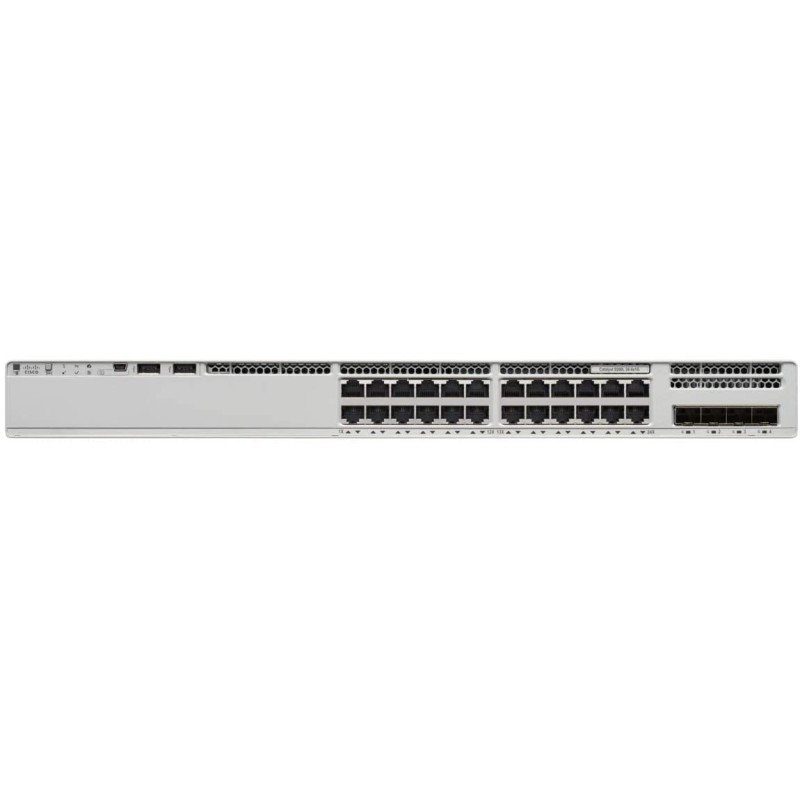 SWITCH PoE CISCO, "Catalyst 9200-24P"port Gigabit x 24, managed, rackabil, carcasa metalica, "C9200-24P-E" (timbru verde 2 lei)