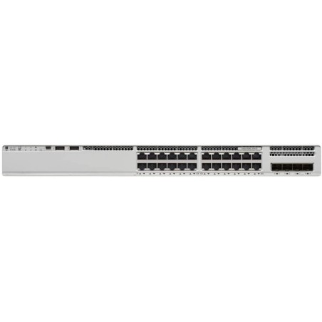 SWITCH PoE CISCO, "Catalyst 9200-24P"port Gigabit x 24, managed, rackabil, carcasa metalica, "C9200-24P-E" (timbru verde 2 lei)