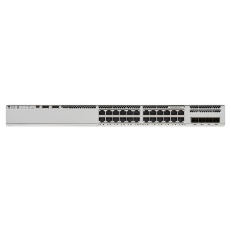 SWITCH PoE CISCO, "Catalyst 9200L-24P"port Gigabit x 24, managed, rackabil, carcasa metalica, "C9200L-24P-4G-E" (timbru verde 2 