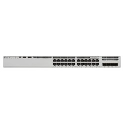 SWITCH PoE CISCO, "Catalyst 9200L-24P"port Gigabit x 24, managed, rackabil, carcasa metalica, "C9200L-24P-4G-E" (timbru verde 2 