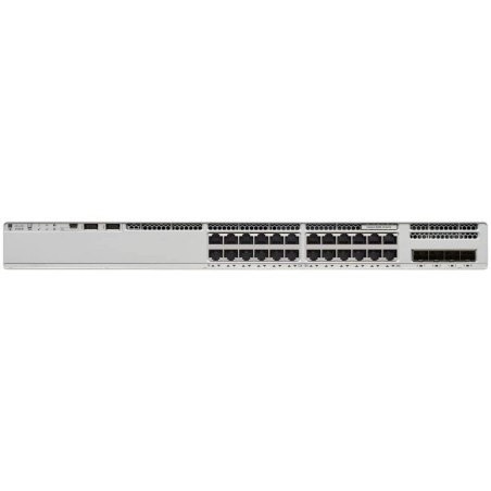 SWITCH PoE CISCO, "Catalyst 9200L-24T"port Gigabit x 24, managed, rackabil, carcasa metalica, "C9200L-24T-4G-E" (timbru verde 2 