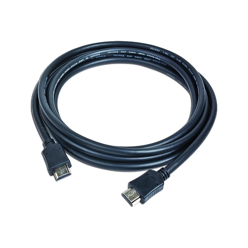 CABLU video GEMBIRD, HDMI (T) la HDMI (T), 4.5m, conectori auriti, rezolutie maxima 4K (3840 x 2160) la 60 Hz, negru, "CC-HDMI4L